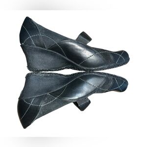 Merrell Black Orchid Leather Mary Jane Soes Size 6.5
